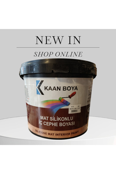 Kaan Silikonlu Mat Boya Beyaz 3kg