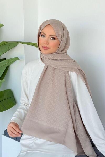 Şulemoda Giyim Linda Organic Cotton Shawl Beige
