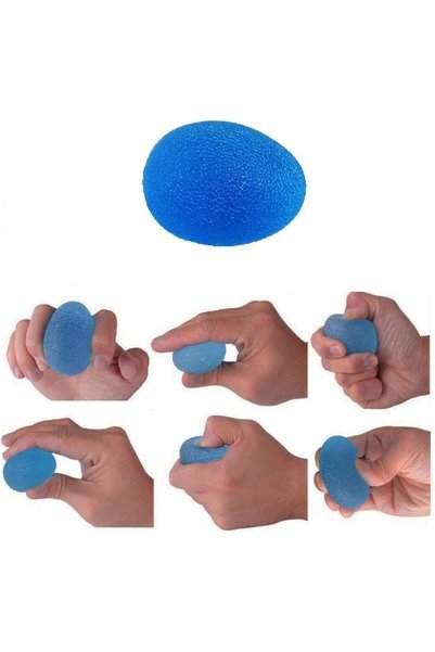 kırmed 3Pcs Hardness Silicone Hand Wrist Finger Strengthening, Physical Therapy Hand Stress Exercise Ball