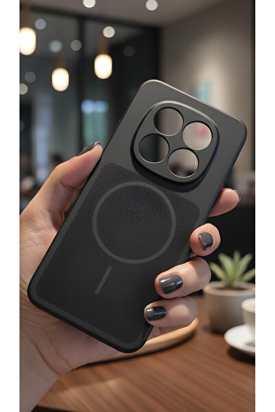 Hatreds Redmi Note 15 Pro İçin Uyumlu Darbe Emici Kamera Korumalı MagSafe Şar...