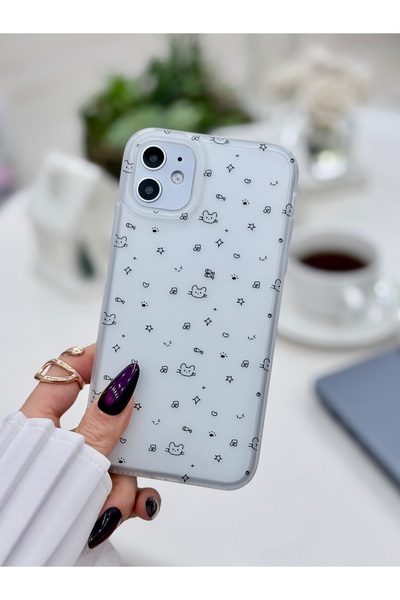 Go Aksesuar حافظة سيليكون متوافقة مع هاتف Iphone 11 مضادة للصدمات ولا تترك بص...