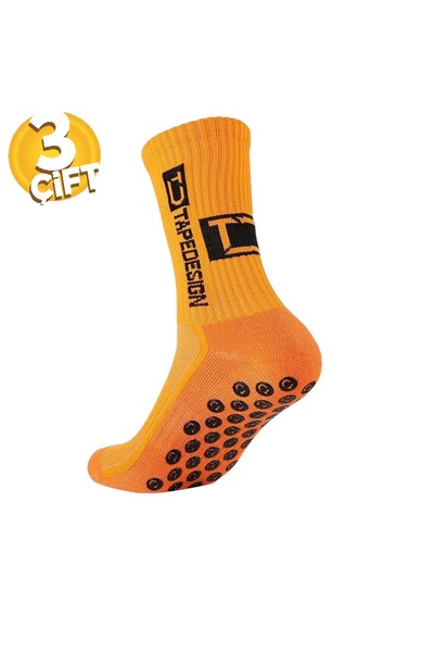 MUBX Non-Slip Silicone Based Football Socks Towel Sole Stitch-Free Pro Socks Athlete Leggings 3 Pieces