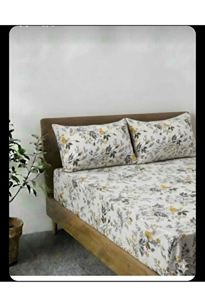 karanihome Battal Size Double Floral Fitted Sheet Set