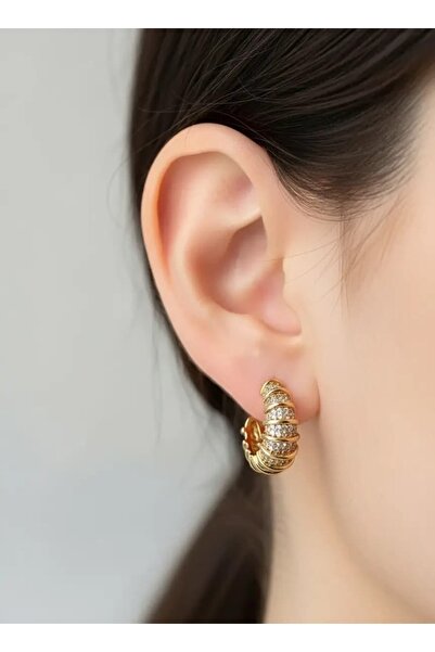 Twenty Eight Custom Rose Gold Stone Earrings