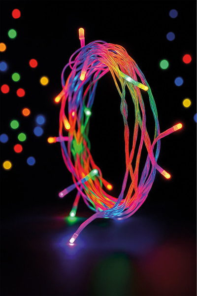 MATMEL إضاءة LED منزلية متعددة الألوان من ميستيك، 50 قطعة، 3 أمتار