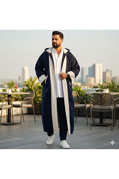 LUXURY Men's fur coat made of luxurious felt with a modern design to suit your refined taste.