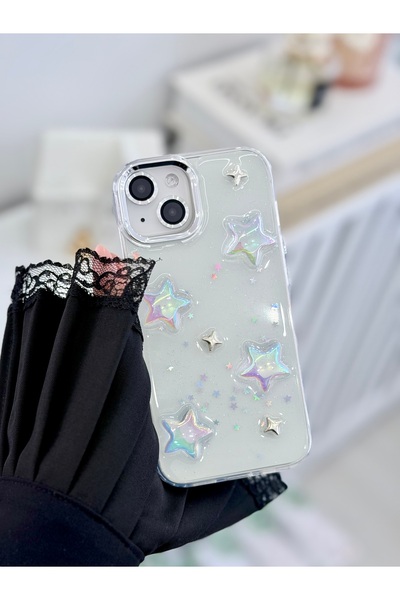 Go Aksesuar Flexible Silicone Case with Mini Star Toy Design Compatible with ...