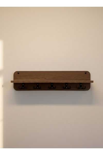 UMN DECOR Modern Raflı Duvar Askılığı - Dekoratif Portmanto Antre Askısı - Ra...