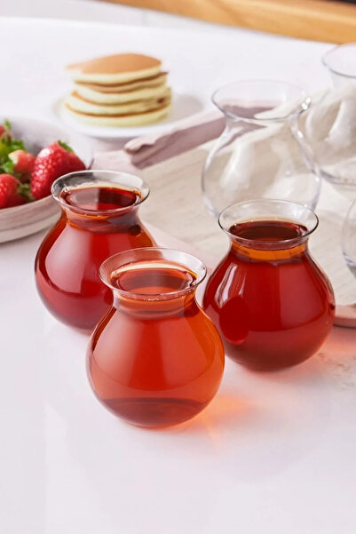 Berdina Home 6-Piece Arbitrary Shape Borosilicate Glass Cup Set Heat-Resistan...