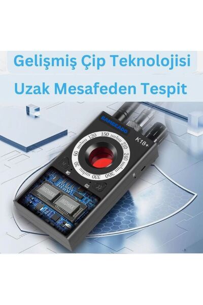 Bambeado Böcek Dedektör ( Gizli Kamera Bulucu, GPS Takip, Mikrofon ve Ses Kayıt Cihazı Tespit Edici )