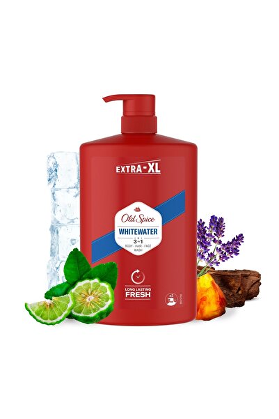 old Spice WhiteWater 3 in 1 shower gel and shampoo for body, hair and face, 1...