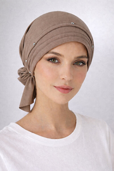 Les Bonnes Hilalli Tesettür Bone Günlük Kaydırmaz Astarlı Türban,Abiye Bone H...