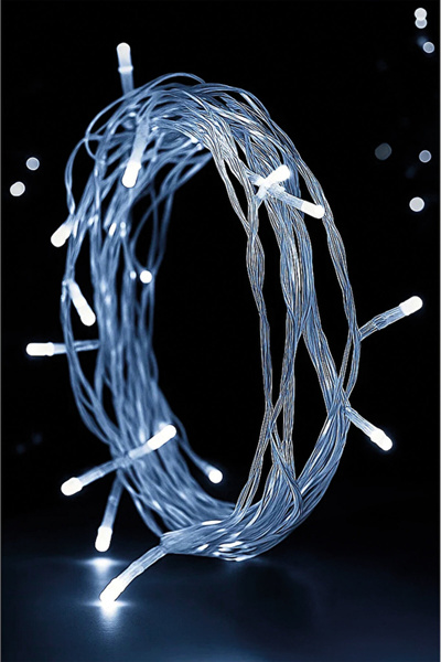 MATMEL مصباح ليد أبيض من ميستيك هوم 50 قطعة 3 أمتار