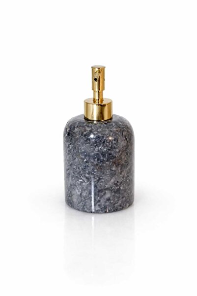 TROYA Siyah Mermer Sıvı Sabunluk