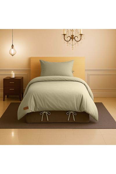 Sabia 100% Cotton 62 Thread – 80X190 +30 cm Single Duvet Cover Set