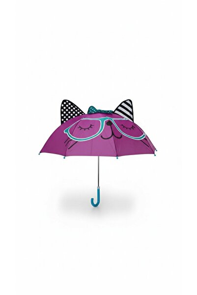 VANCKEY Desenli Figürlü Portatif Katlanabilir Sevimli Çocuk Şemsiye