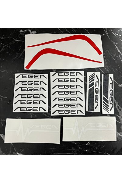 İŞCAN MOTOR Egea Sticker Seti Egea Nabız, Kalorifer, Egea Sinyal Altı, Egea K...