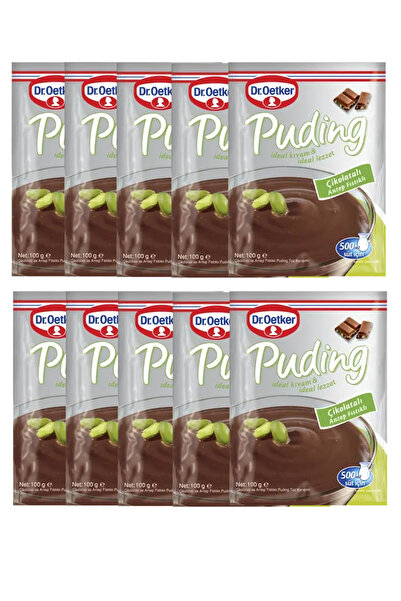 Dr. Oetker Çikolatalı Antep Fıstıklı Puding 100 Gr X 10 Adet