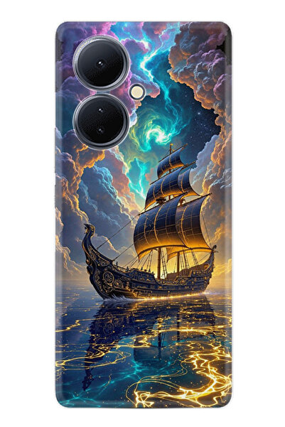 Arvencase غطاء حماية لهاتف فيفو V29 لايت من سلسلة Efex مطبوع ذو نمط مميز stk-...