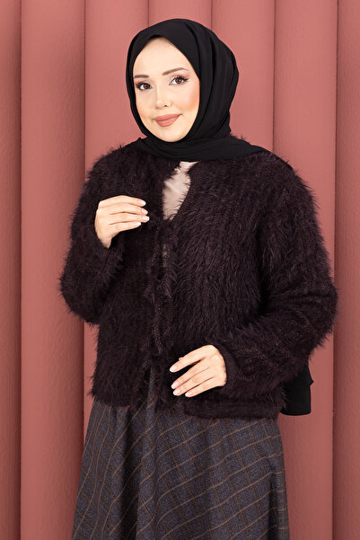 EBRUTESETTÜR Vera Front Tie Plush Cardigan