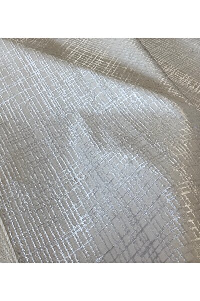 Deffino home Krem Açık Gri Parlak İnce Sık Bambu Dokuma Kaymaz Salon Koridor ...