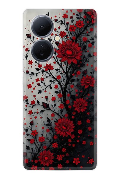 Arvencase غطاء حماية لهاتف فيفو V29 لايت من سلسلة Efex مطبوع ذو نمط مميز stk-...