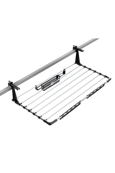 ozbience 80 Cm Ayarlanabilir Balkon ve Pencere Uyumlu Çamaşır Askısı