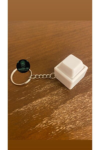 Barba 3D Clicker anahtarlık klavye tuşu Mekanik Klavye Switch anahtarlık