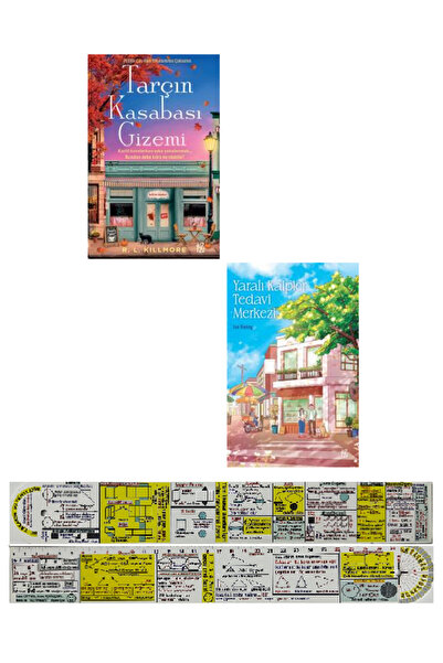 Yuzu Kitap Tarçın Kasabası Gizemi + Yaralı Kalpler Tedavi Merkezi 2 Kitap Set...