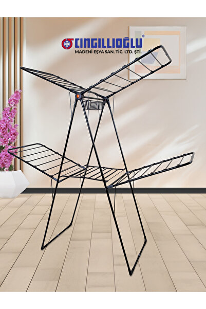 ozbience Galaxy New Extra Kalın Çift Katlı Çamaşır Kurutma Askısı