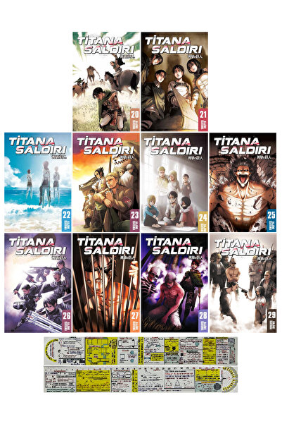 Gerekli Şeyler Yayıncılık Titana Saldırı 20-21-22-23-24-25-26-27-28-29. Ciltl...