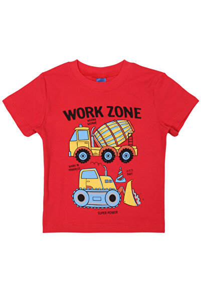 MODJEANS Set 104 red for boys Printed T-shirt