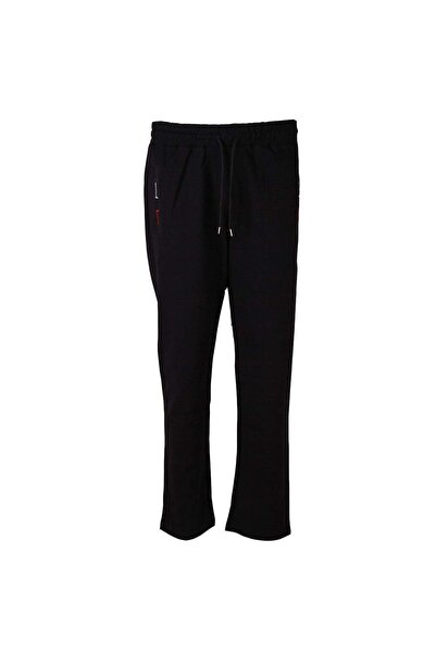 trender 26YB48000017 Pantaloni de trening negri pentru bărbați 4457