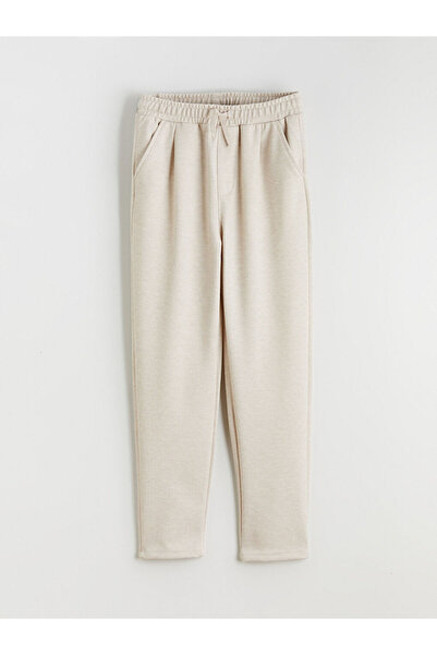 LC Waikiki Бежов панталон с еластична талия за момче