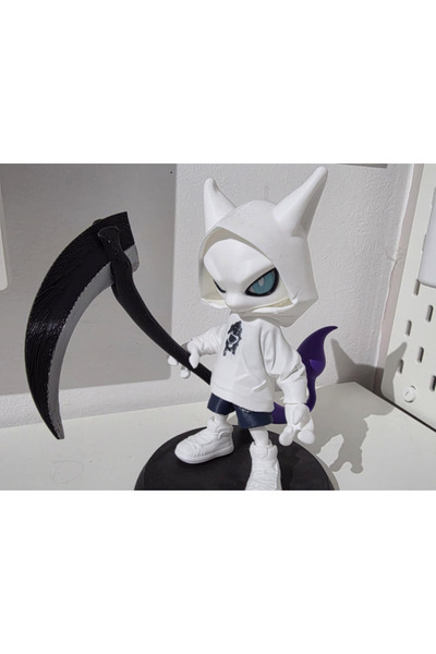 HasFar Tech مجسم محارب بتصميم داكن – نموذج ديكور قابل للتجميع