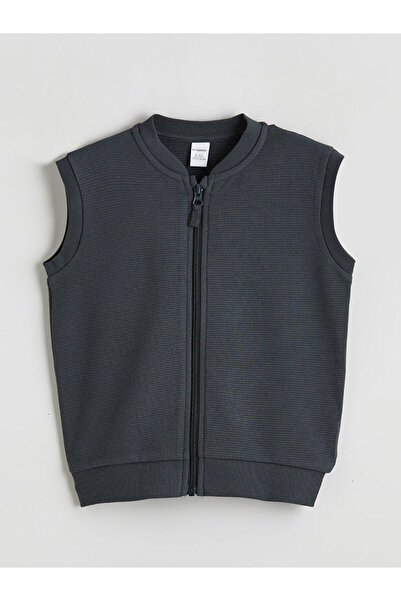 LC Waikiki Vestă pentru băiat LCW KidsAntracit guler rotund