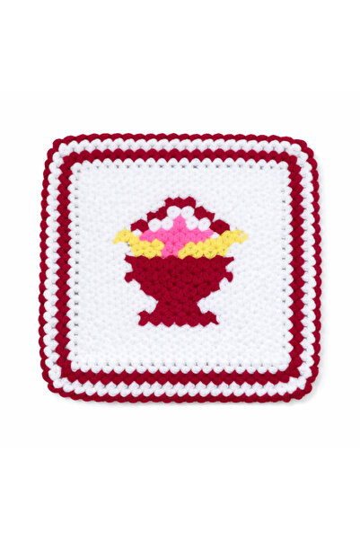 Bittox منشفة حمام متينة مصنوعة يدويًا بنمط ملون نابض بالحياة - منشفة حمام بيض...