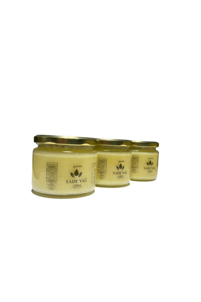 Sade Yağ Ghee HARMAN İnek-Koyun 3 Lü 3x240 gr -Saf Yaşamın Özü Sadeyağ