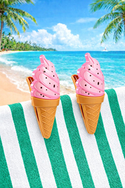 Boldy 2-Piece Ice Cream Chair Clip-Beach Clip-Carpet Clip-Towel Fixer-Table Clip-Towel Clip