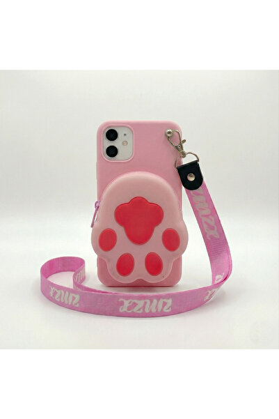 OSG 3D Patterned Phone Case with iPhone 11 Compatible Bag and Neck Strap Attachment