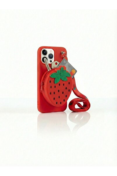 OSG حافظة هاتف بنمط ثلاثي الأبعاد لهاتف آيفون 14 برو ماكس مع حقيبة متوافقة وحزام يد للرقبة