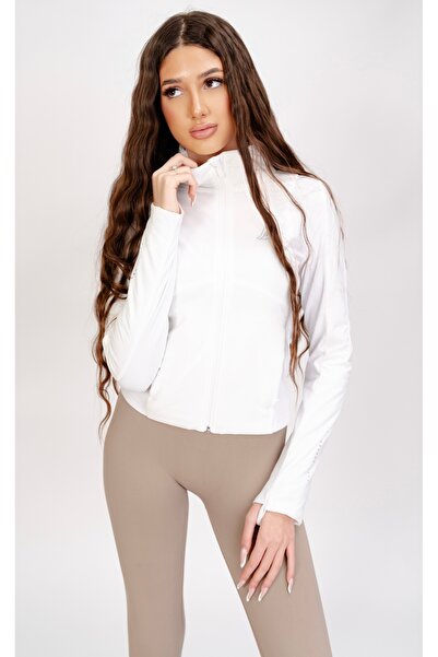 ALORA Geacă sport damă cu fermoar și detalii reflectorizante -ALORA