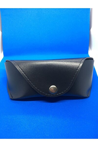 LUMAKS Δερμάτινη θήκη γυαλιών με κουμπωτό κλείσιμο Δερμάτινο κουτί γυαλιών