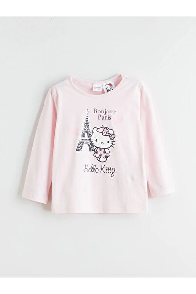 LC Waikiki LCW Kids Pink Hello Kitty Štampano Pidžama za devojčice