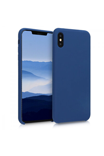KWmobile Carcasă pentru Apple iPhone XS Max, silicon, albastră, 45909.116