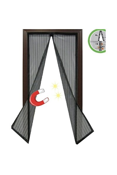 OEM Insect Screen Door with Magnetic Closure - Installation Without Drilling, Easy to Install 100x220cm, Black
