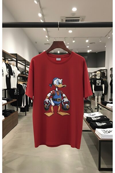 Tiny and Co 100% Cotton Unisex Oversized Mighty Duck Printed T-Shirt