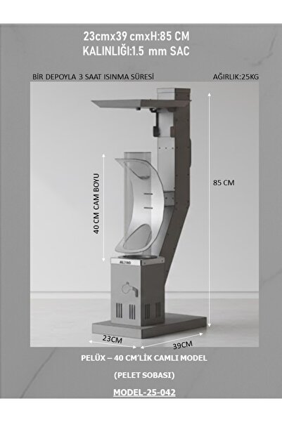 EXİTMODEL Pelet sobası, pelet şöminesi,dış mekan,bahçe şöminesi,teras ısıtma.cam balkon pelet sobası,ekonomik