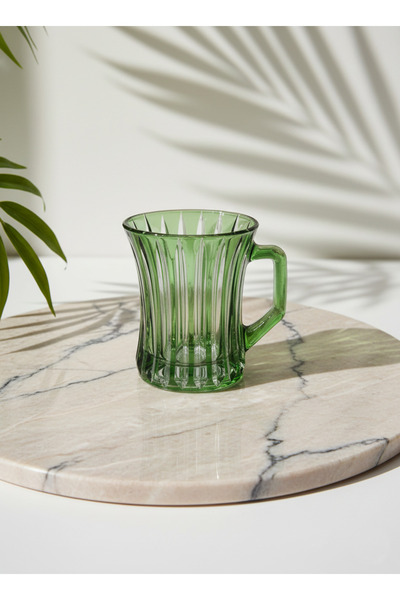 zarifcam Kristal Dekorlu El Yapımı Çay Fincanı – Premium Kalite