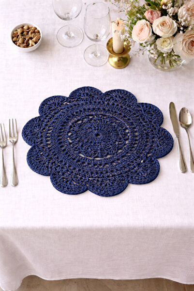 TOM COMPANY Kağıt İp Amerikan Servis-Supla-2'li (36 cm)-Gece Mavisi